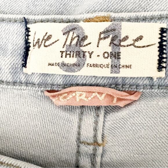 Free People CRVY High Waisted Flare Jeans Stretch Size 31 - Picture 4 of 4